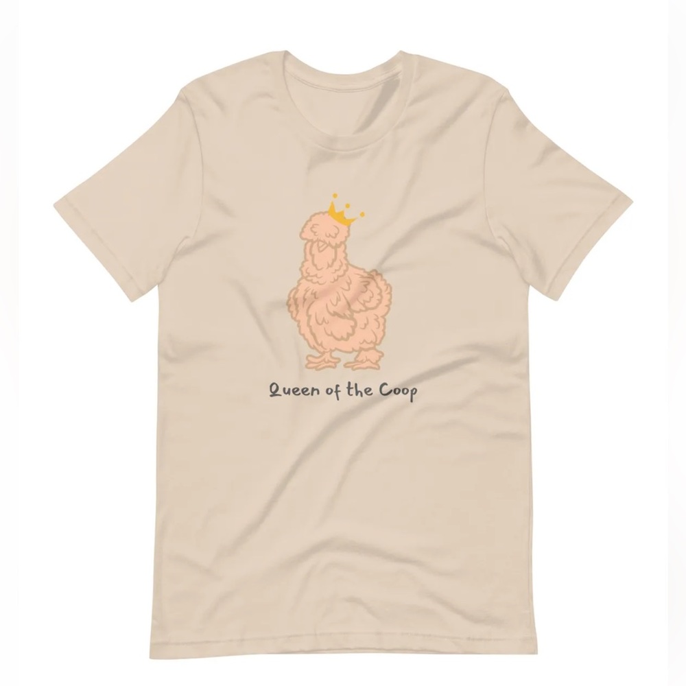 Queen of the Coop Silkie Chicken Tee